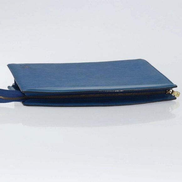 LOUIS VUITTON Epi Trousse Crete Pouch Blue - Picture 5 of 15